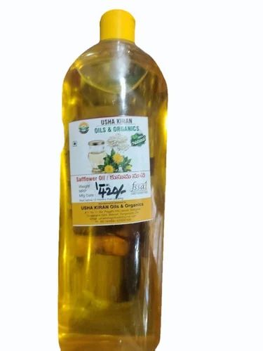 Usha Kiran Organic Safflower Oil, 1 Litre