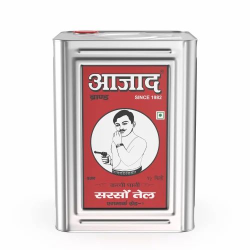 15 Kg Azad Kacchi Ghani Mustard Oil Tin