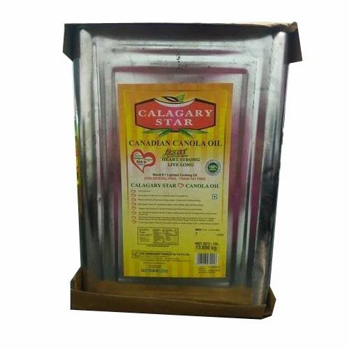 Tin Packed Canadian Canola Oil