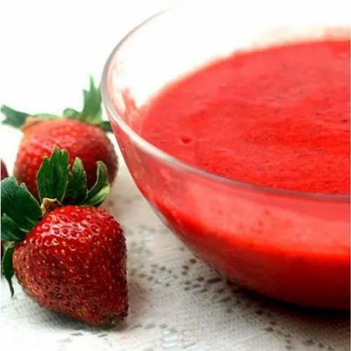 Frozen Strawberry Pulp, Packaging Size: 500 ml