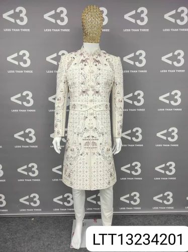 Less Than Three Customized Mens Sherwani Production Unit