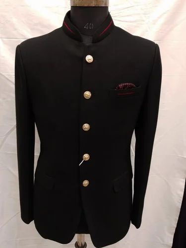 Black Jodhpuri Suit