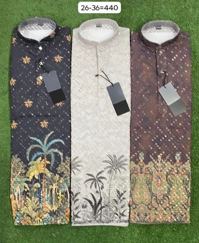 Kids Pure Cotton Embroidered Kurta Pajama