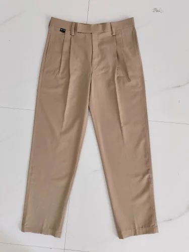 Cotton Men Formal Uniform Trouser