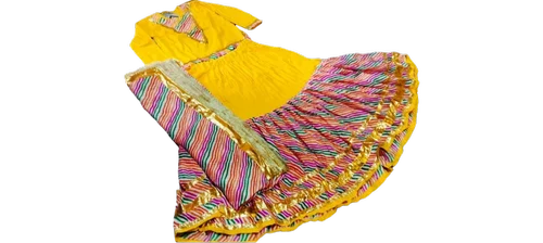 Multicolour Rajasthani Lehnga