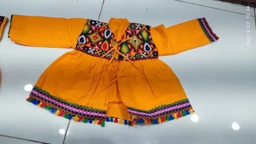Cotton Garba Dress For Kids