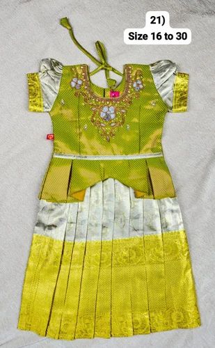 Designer Kids Pattu Pavadai