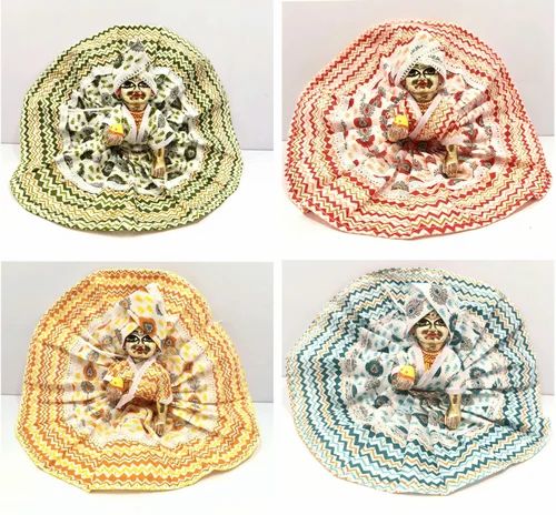 Double Matching Soft Cotton Poshak With Matching Shirt & Cap, Size: 0-6 No. Available