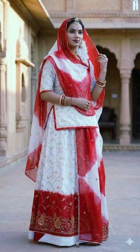 Cotton Rajputi Poshak