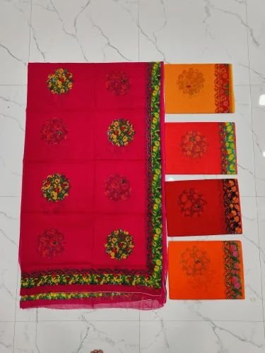 Rajputi Cotton Odhani (2.5 Meter, Fast Colour)