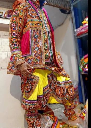 Mens Embroidered Navratri Kediya, Machine wash