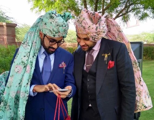 Imperial Floral Special Rajasthani Safa & Pagri