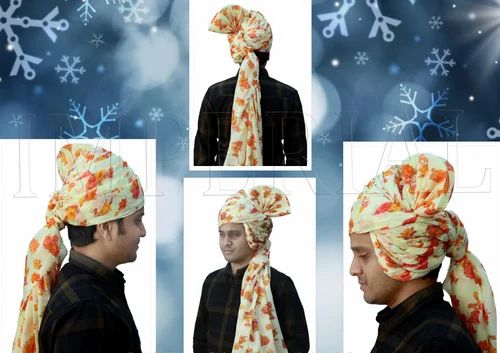 Kota Silk Pastel Flower Barati Pagri