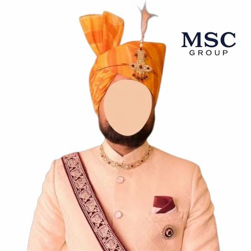 Designer Wedding Safa In Rajputi Style
