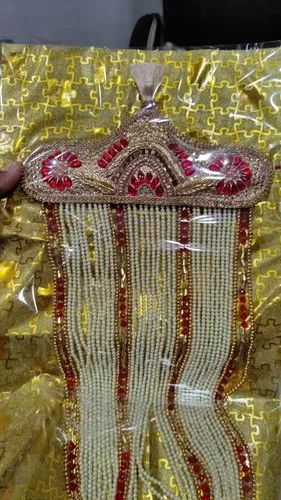 Golden Bride Grooms Sehra, Size: 34
