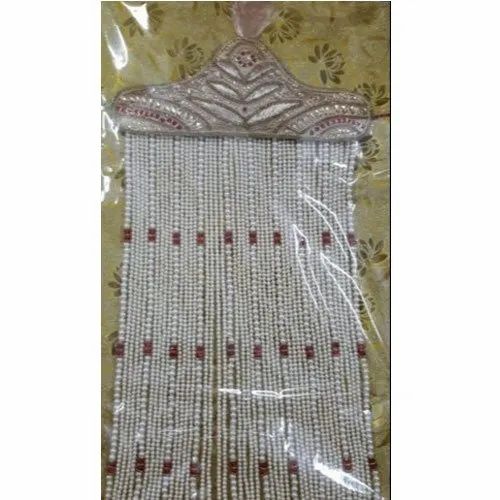 White Beads Groom Sehra