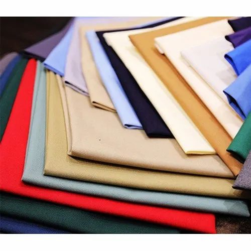 Pure Cotton Dyed Fabric, Plain/Solids, Multicolour