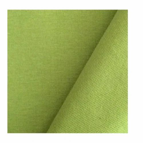 Plain Green Organic Cotton Fabric, GSM: 200-250