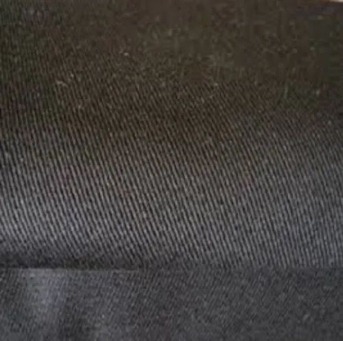 Leather Black Lining Cotton Drill Fabric, For Bags, 200-250