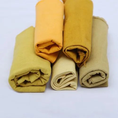 Naturally Dyed Organic Cotton Fabric
