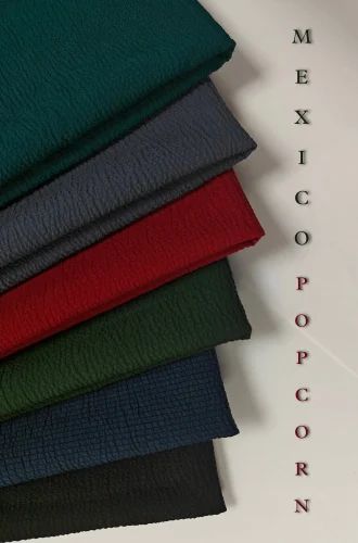 Solid Dyed Seer Sucker Fabric, Color: Multicolor