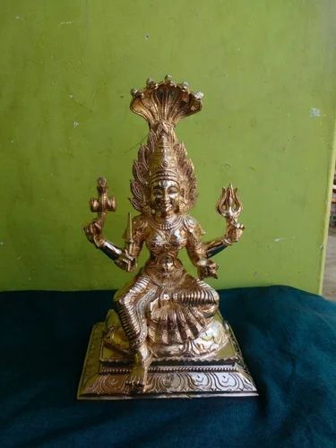 Golden Karumariamman 11 Inch