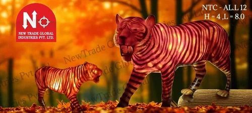 Natural Frp Animal Statue Manufacturer, 5-9 Feet, For Exterior Decor