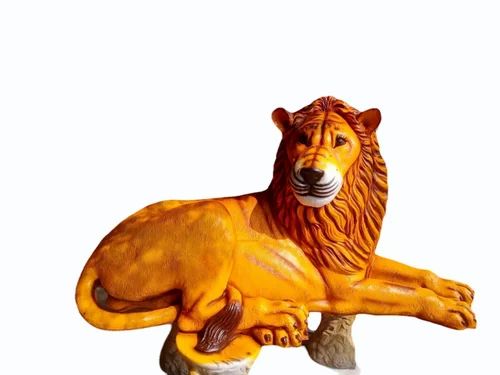 Fiber Lion Sculptures