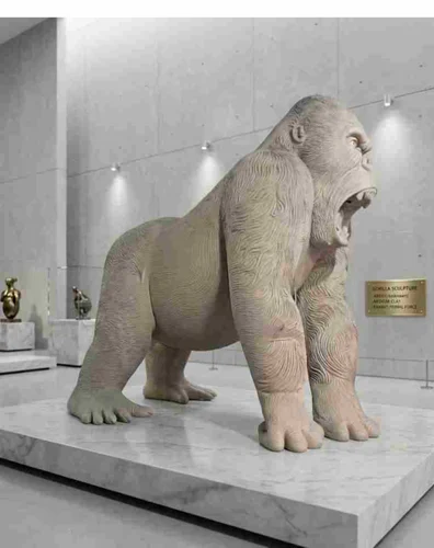 Giant Gorilla statue