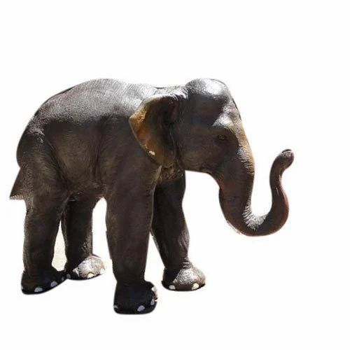 FRP Elephant Sculpture for Exterior Decor