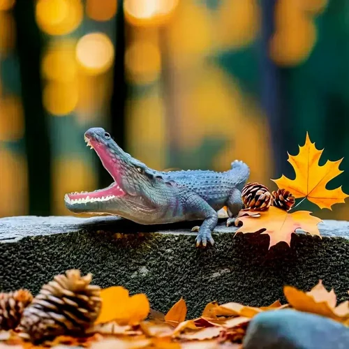 FRP Crocodile Statue