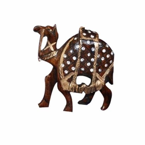 Antique Wooden Camel Statue