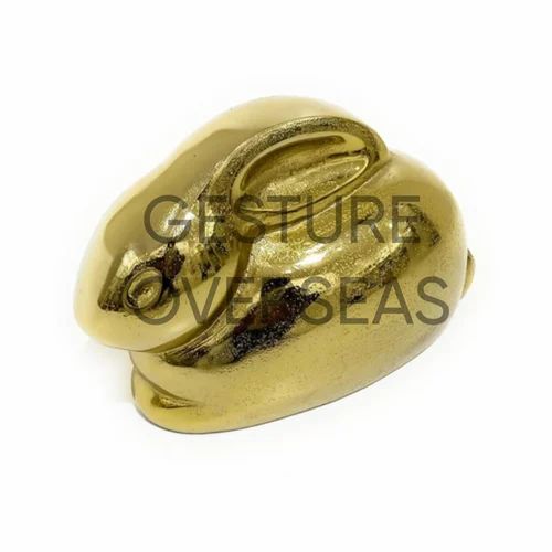 Aluminium Golden Rabbit For Interior