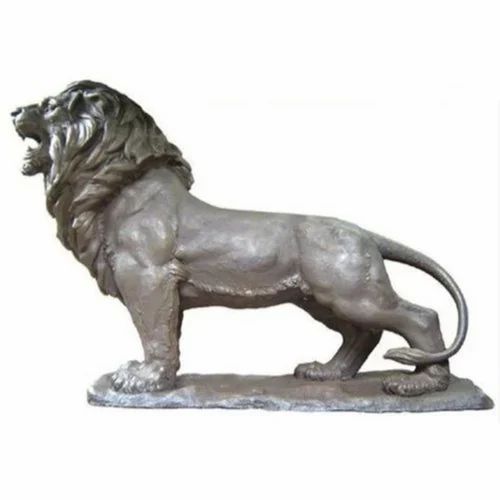 5 Ft Lion Decorative Fibre Statue