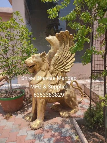 Fiber Lion Statue , Roman Lion , Animal Statue