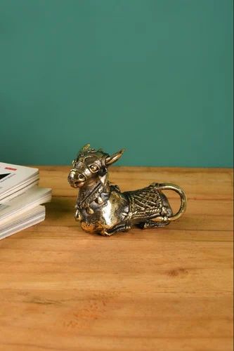 Metal Bull Sculpture