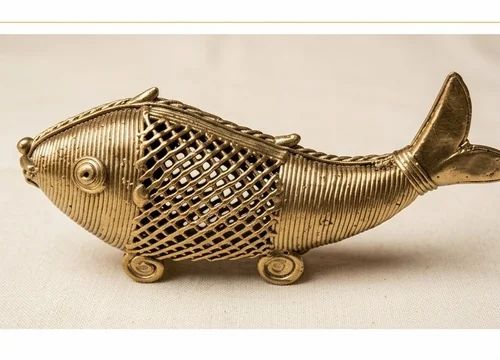 Dhokra brass small fish