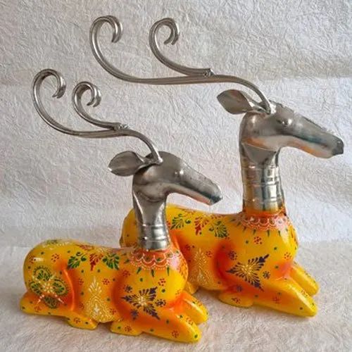 Antique Iron Nickel Deer, For Home and Office