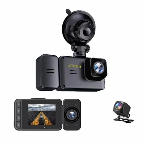 3 Channel Car Camera with 2.5 K video and G sensor