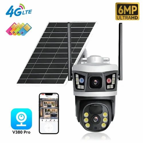 4G Sim Base Cctv Camera, 3 MP