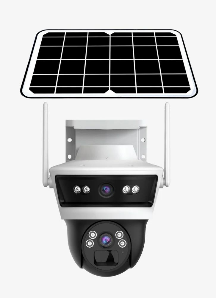4G SIM Solar Dual Lens Camera 3MP