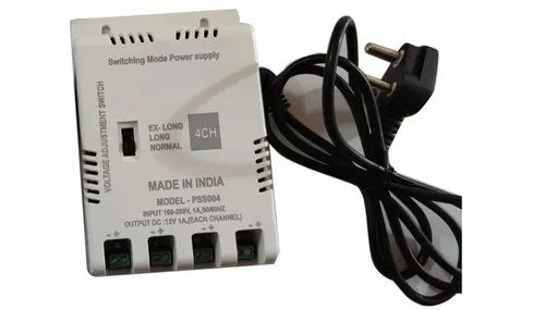 4 Channel CCTV SMPS, Output Voltage: DC12V, Input Voltage: 160-280V