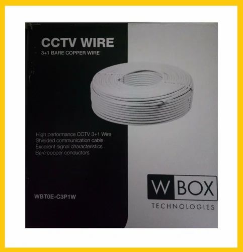 3 1 CCTV Bare Copper Cable WBOX