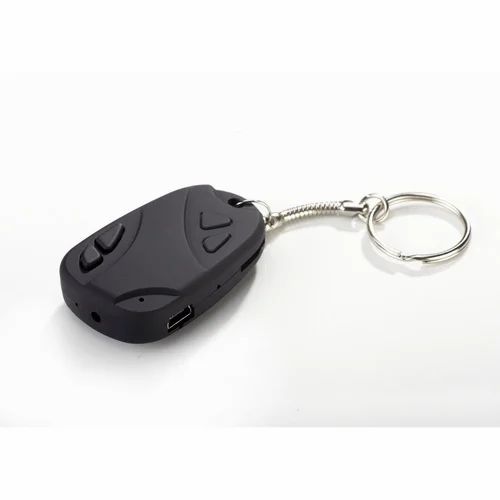 Black Spy Camera Key Chain, For Outdoor