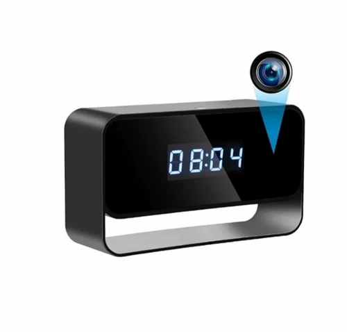 Wifi Handle Table Clock Hidden Camera