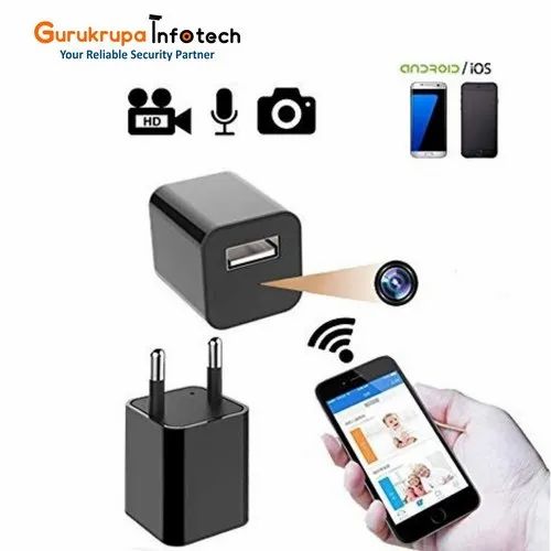 Plastic Day & Night Hidden Charger Camera