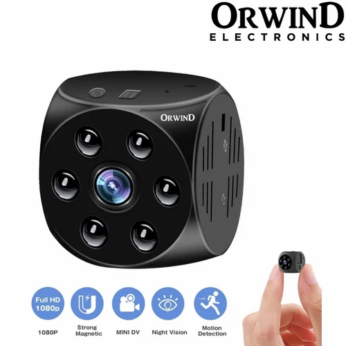 Mini WIFI Cube Camera - Orwind O2408 Wireless Live Streaming Cube Camera