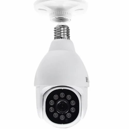 Wifi ABS Bulb Holder Camera, For Security, Night