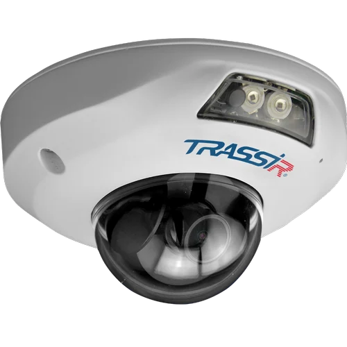 TRASSIR PRO 2MP Vandal-proof IR IP Mini Dome Camera