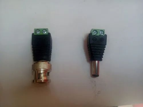 BNC Black CCTV Camera Connector